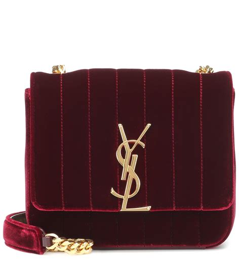 ysl vicky bag red|Saint Laurent Small Vicky Velvet Crossbody Bag .